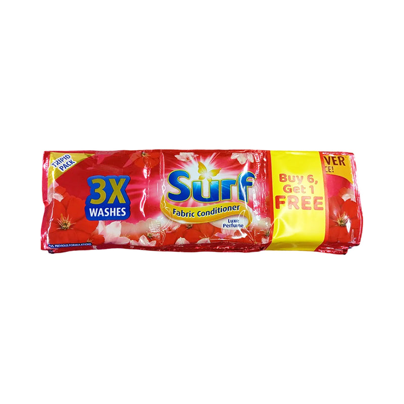 Surf Fabric Conditioner Luxe Perfume 69ml x  6's + 1