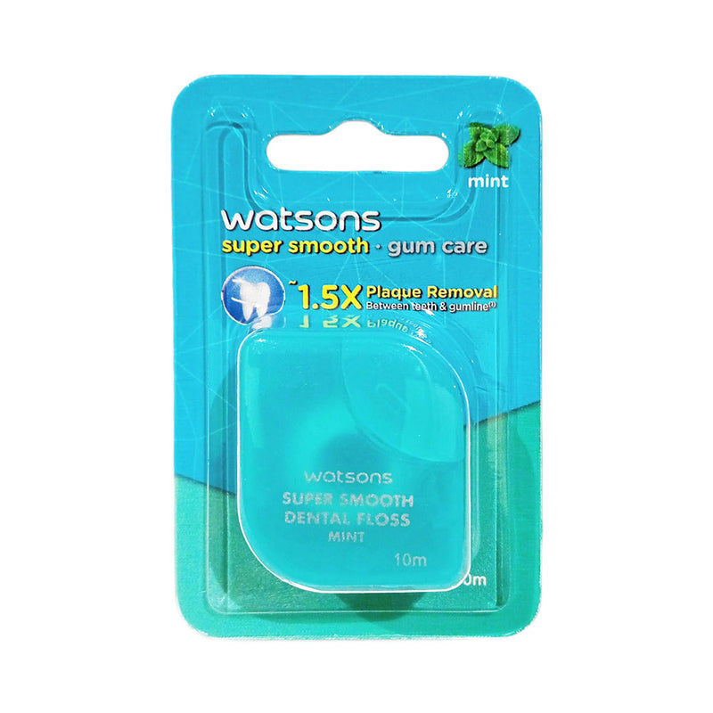 Watsons Dental Floss Anti-Bacterial Agent Fluoride Green Tea 10m