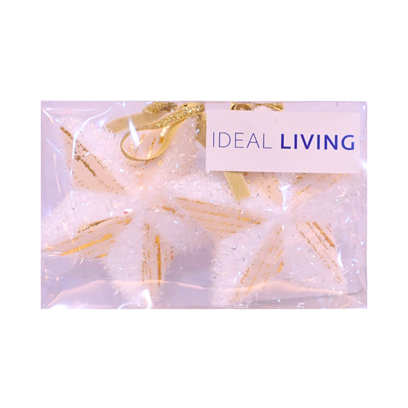 Ideal Living Decorative Christmas Star 2in1 14cm