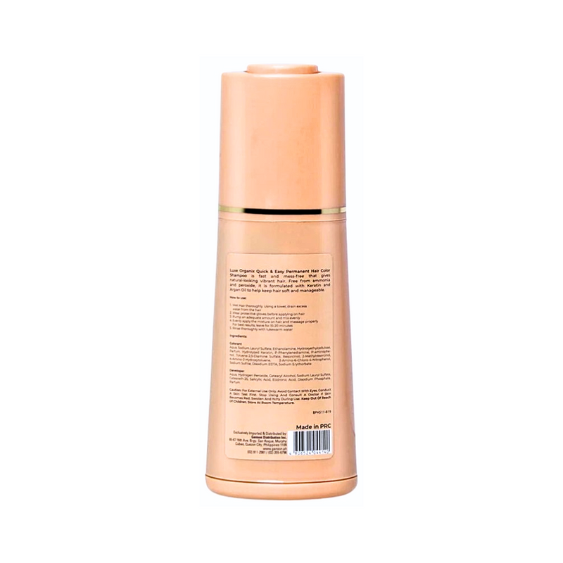 Luxe Organix Hair Color Shampoo Natural Brown 200ml