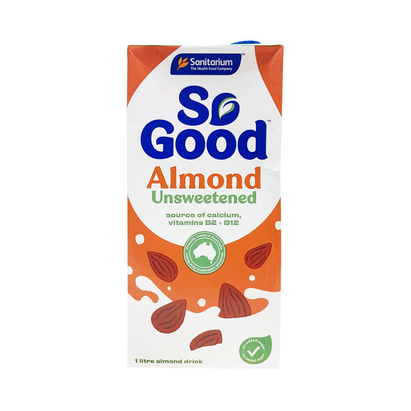 So Good Milk Almond Unsweetened 1L