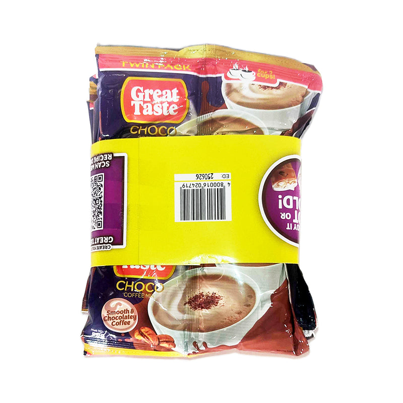 Great Taste Coffee Mix Chocolate Twin Pack 50g x 9's + 1