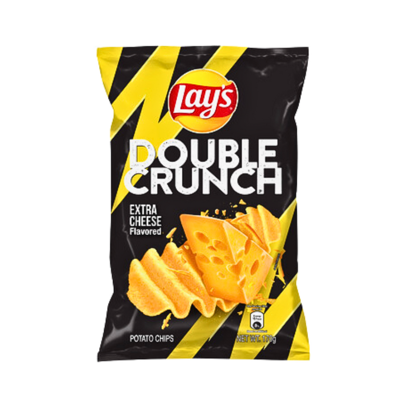 Lay's Double Crunch Potato Chips Extra Cheese 70g