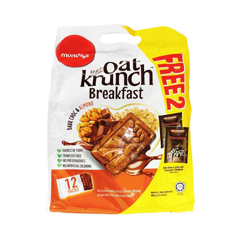 Munchy's Oat Krunch Dark Chocolate & Almond 384g (13.54oz)