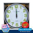 Ideal Living Wall Clock 12in