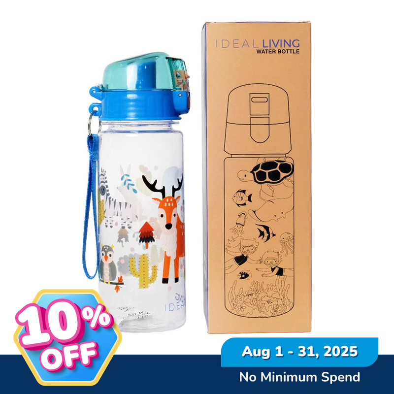 Ideal Living Water Bottle With Print 550ml