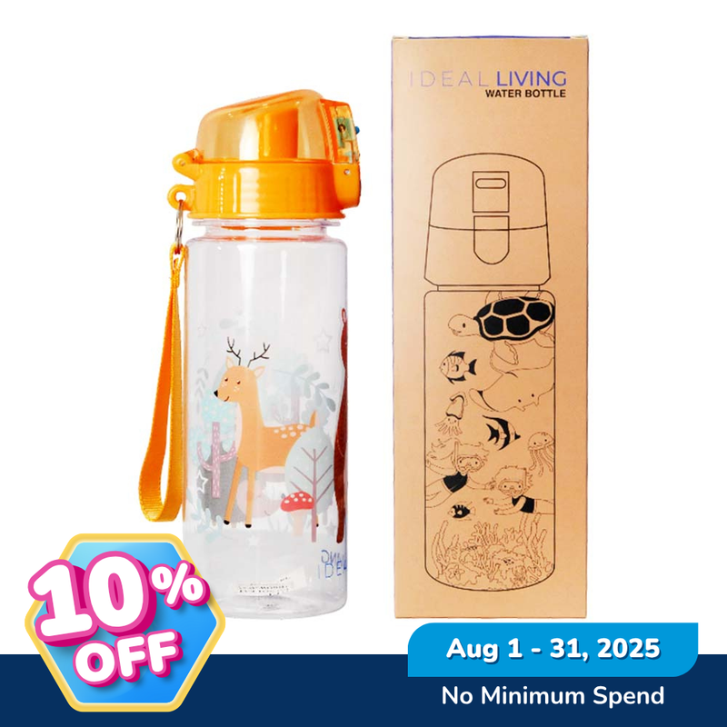 Ideal Living Water Bottle With Print 550ml