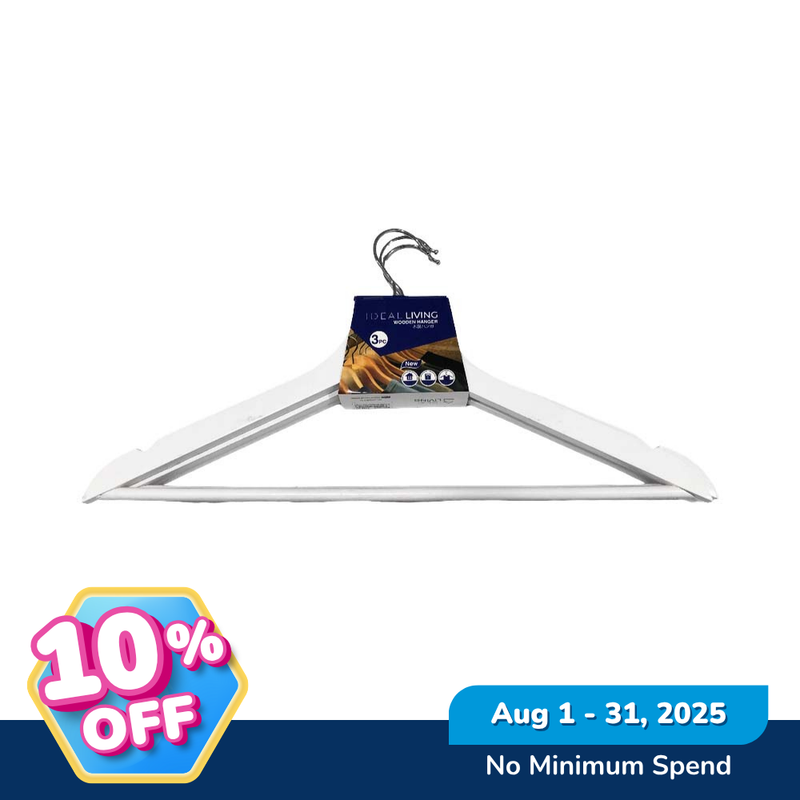 Ideal Living 3in1 Wooden Hanger