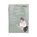 Avanti Yoga Cat Spiral Notebook 685 80 Leaves