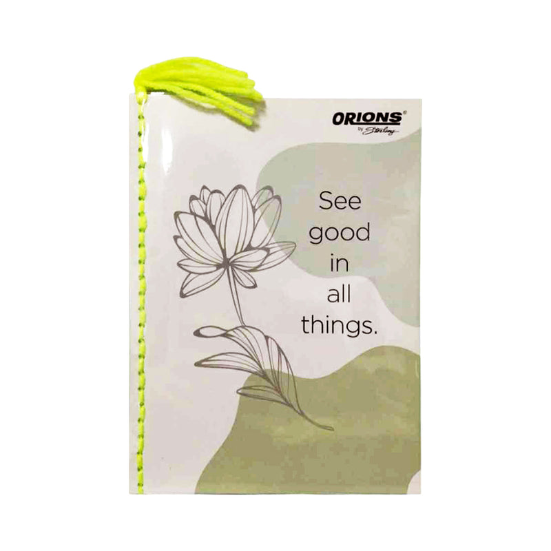 Orions Quotes Yarn Notebook 80 Leaves