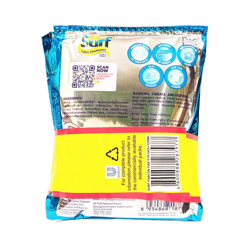 Surf Fabric Conditioner Fresh & Bloom 28ml 5 + 1