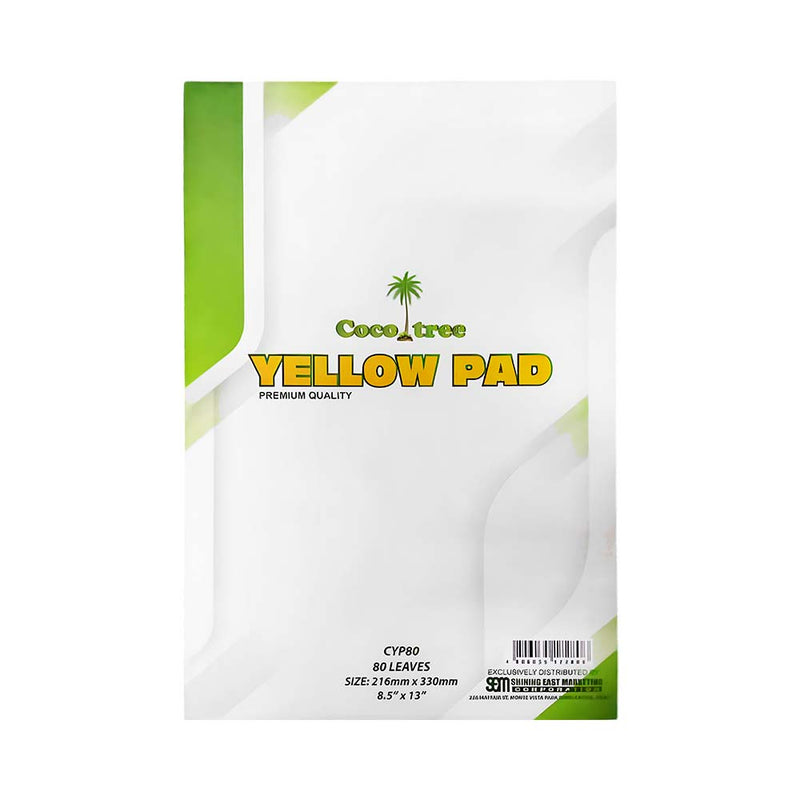 Coco Tree Yellow Pad 80 Leaves