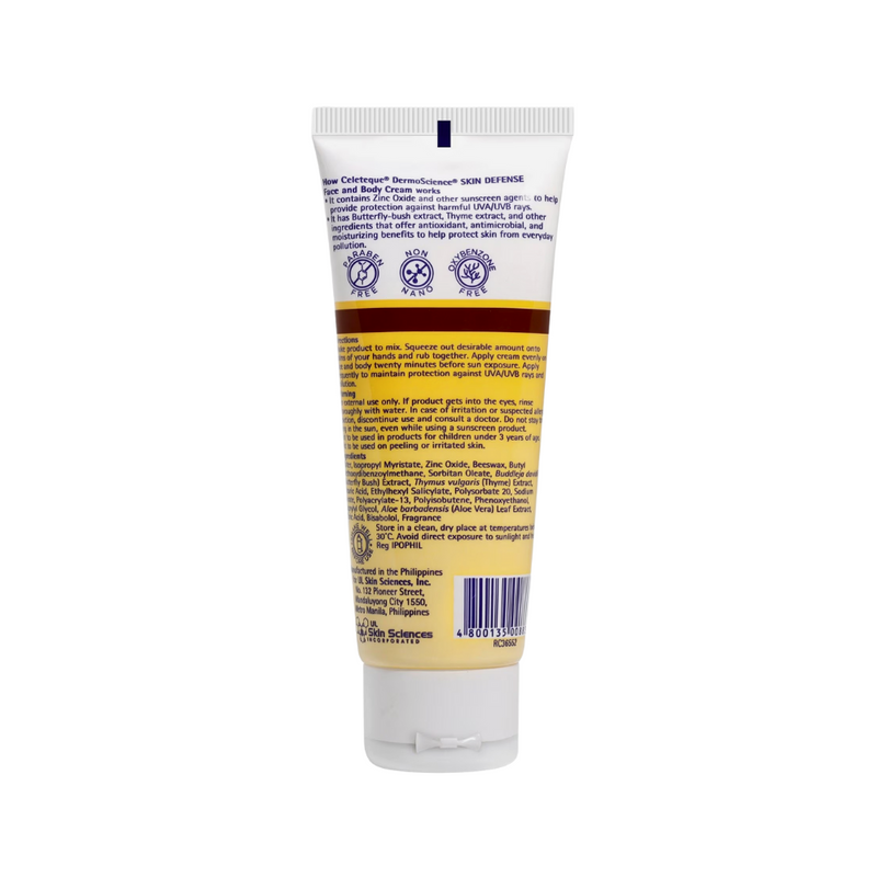 Céleteque Skin Defense Face And Body Daily Protection Cream With SPF 50 100ml