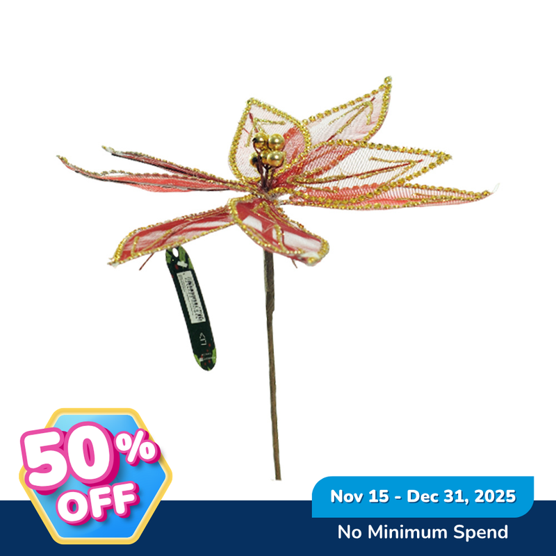 Ideal Living Christmas Poinsettia