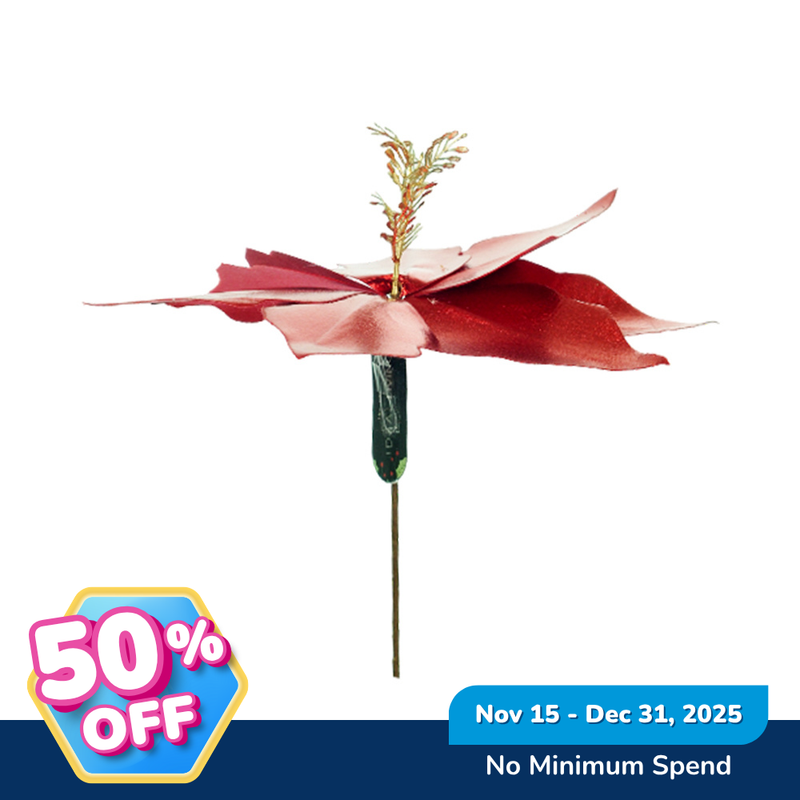 Ideal Living Christmas Poinsettia