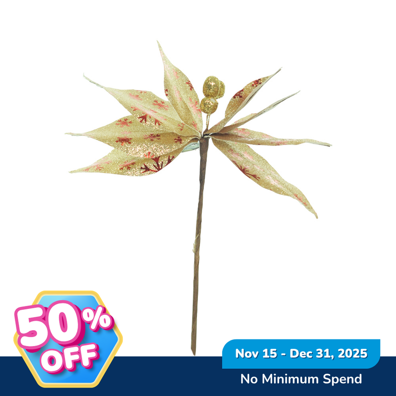 Ideal Living Christmas Poinsettia