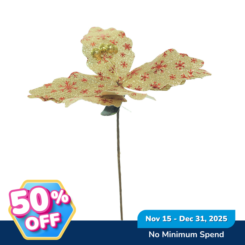 Ideal Living Christmas Poinsettia