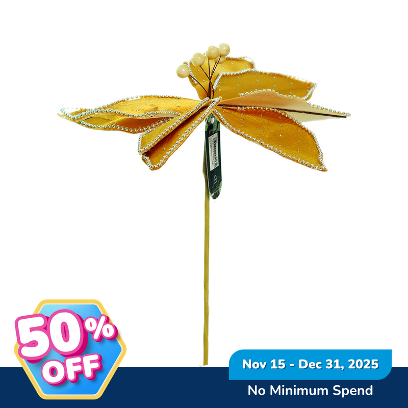 Ideal Living Christmas Poinsettia