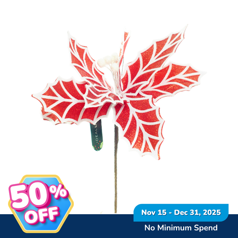 Ideal Living Christmas Poinsettia