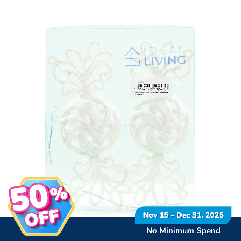Ideal Living 2in1 Christmas Ornaments