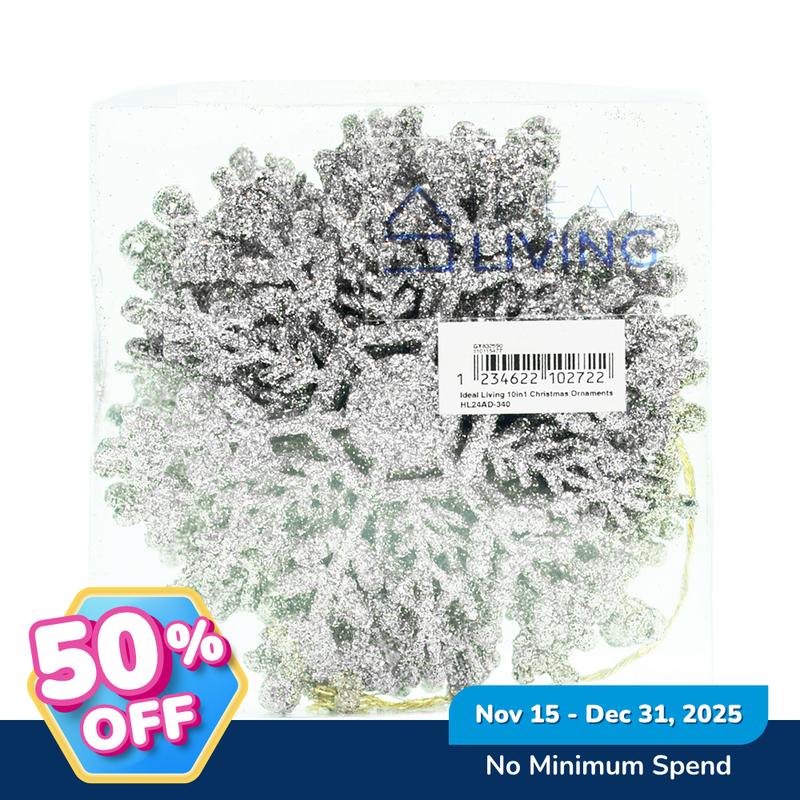 Ideal Living 10in1 Christmas Ornaments