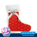 Ideal Living Christmas Santa Socks Ornament