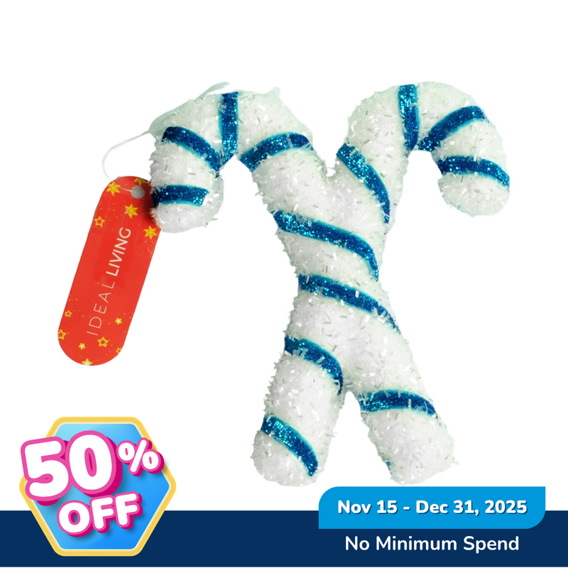 Ideal Living Christmas Candy Cane Ornament