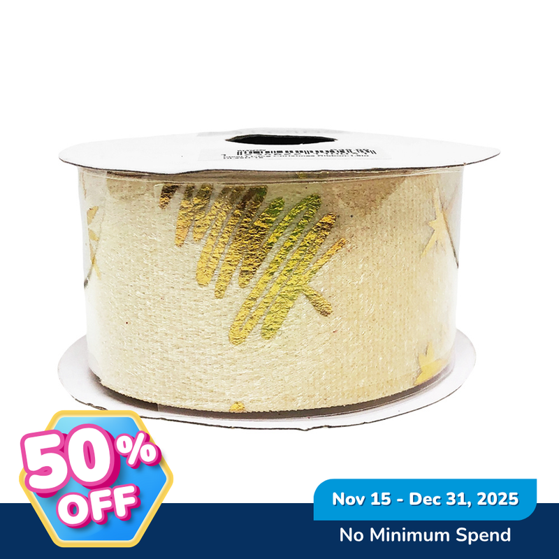 Ideal Living Christmas Ribbon 1.5in
