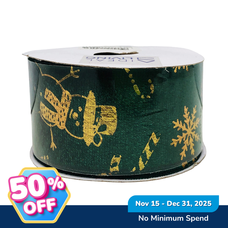 Ideal Living Christmas Ribbon 1.5in