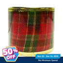 Ideal Living Christmas Ribbon 2.5in