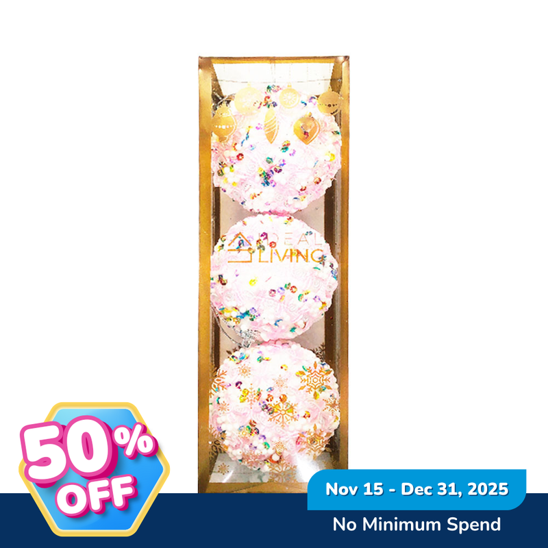 Ideal Living Christmas Balls 3's