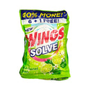 Wings Solve Detergent Powder 70g x 6's + 1