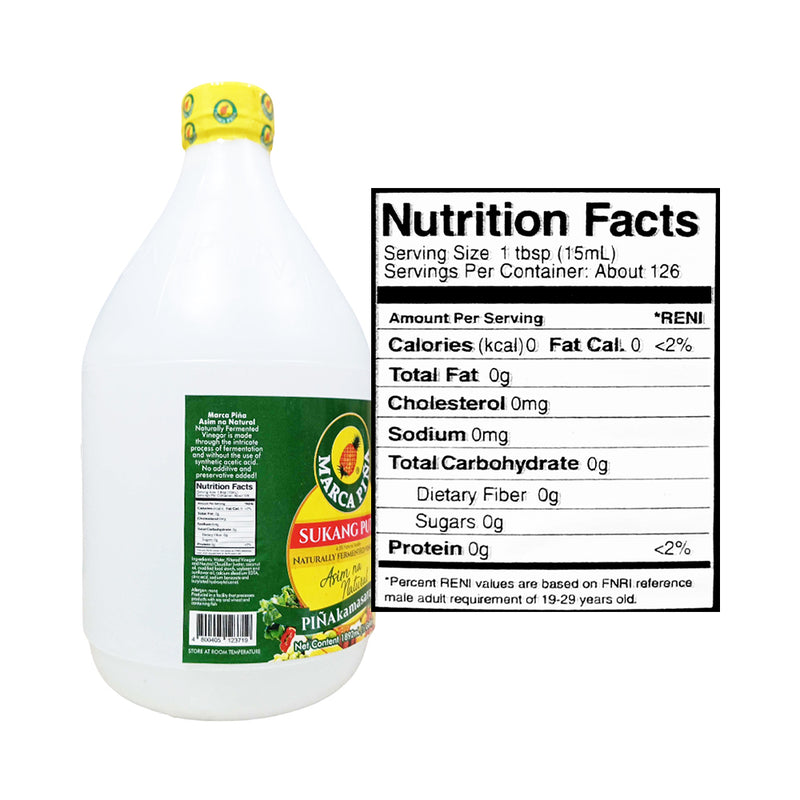 Marca Piña Sukang Puti 1892ml 1/2 Gallon