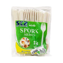 SKZ Spork Medium White 25's