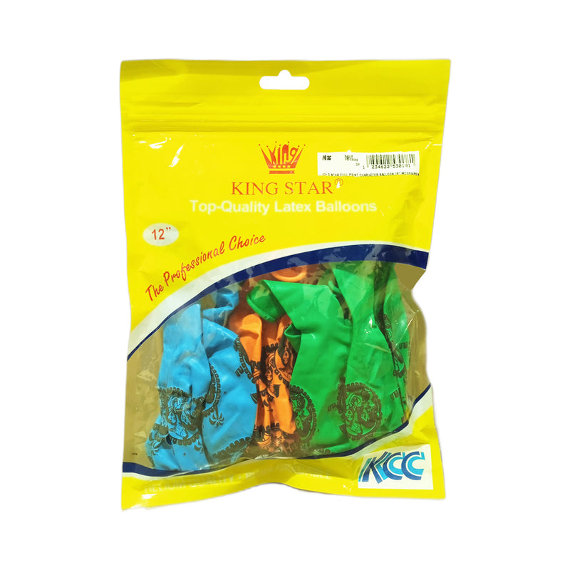 King Star Full Print Character Balloon