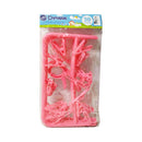 Dynaplas Hanger With Clips Pink