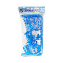 Dynaplas Hanger With Clips Blue