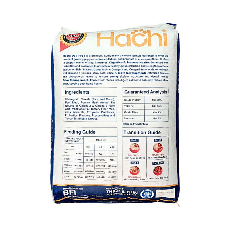 Hachi Puppy Dog Food 20kg