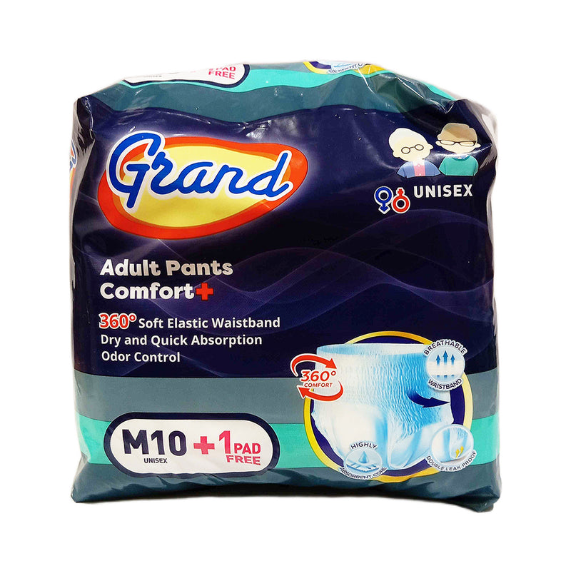 Grand Adult Pants Comfort Medium 10's + 1