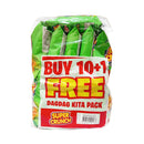 Super Crunch Corn Chips Sweet Corn 55g x 10's + 1