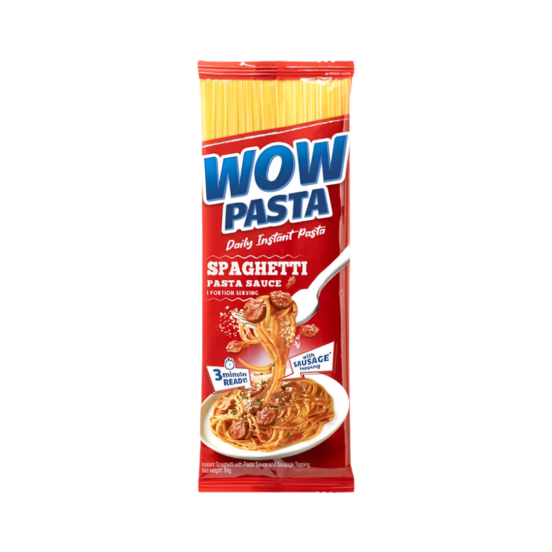 Wow Pasta Instant Spaghetti With Pasta Sauce 86g