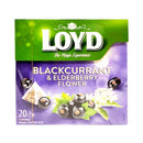 Loyd Flavoured Tea Blackcurrant And Elderberry Flower 20's