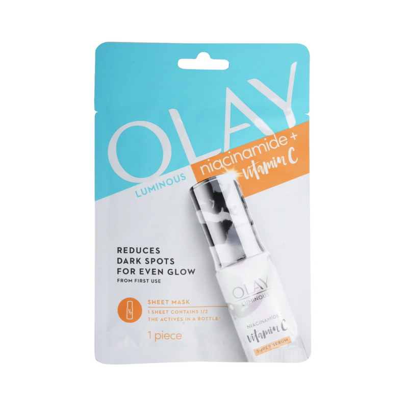 Olay Luminous Niacinamide + Vitamin C Sheet Mask 1's