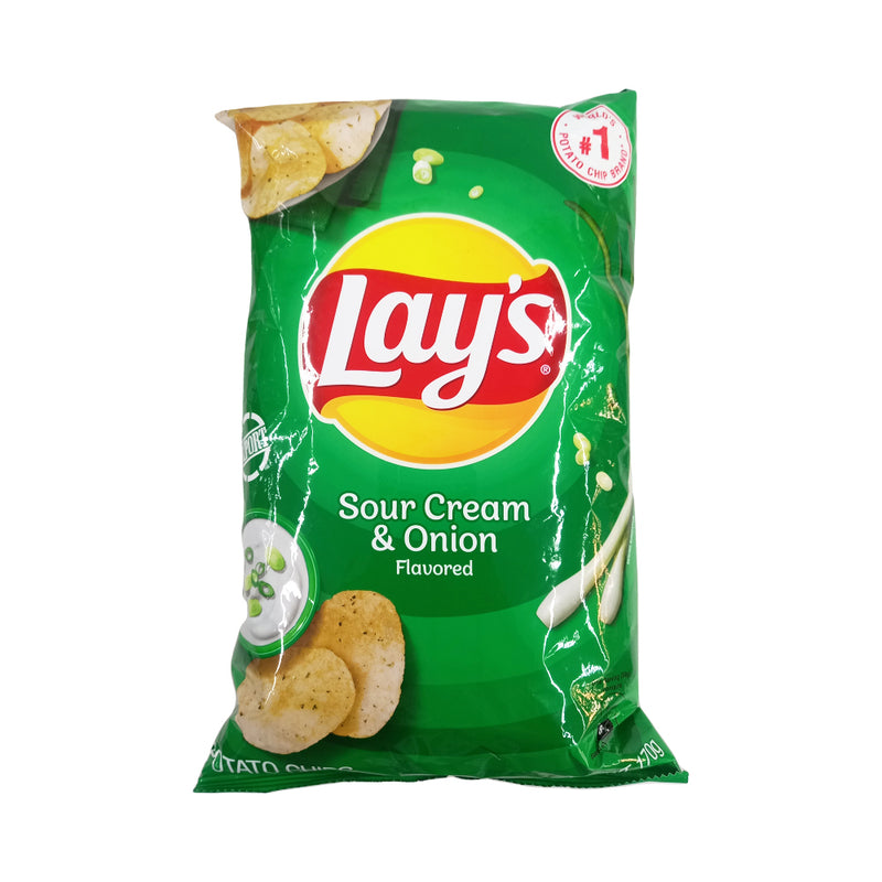 Lay's Potato Chips Sour Cream And Onion 170g