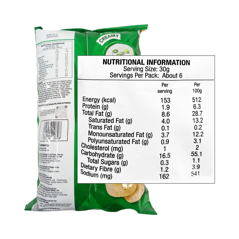 Lay's Potato Chips Sour Cream And Onion 170g