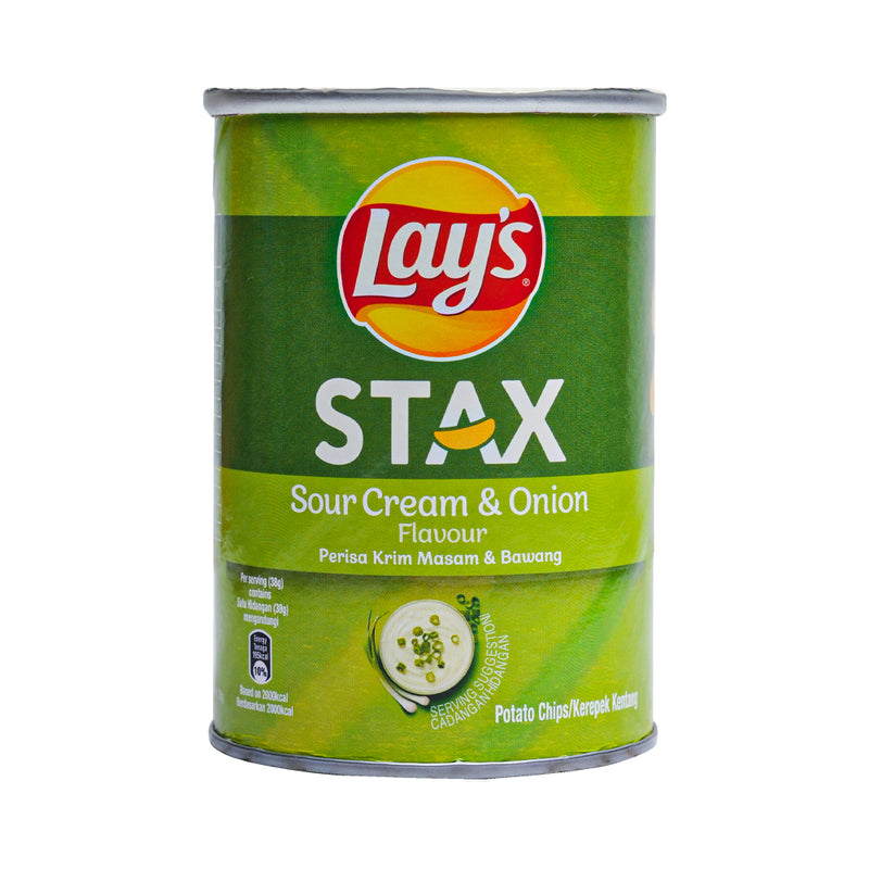 Lay's Stax Potato Chips Sour Cream And Onion 38g