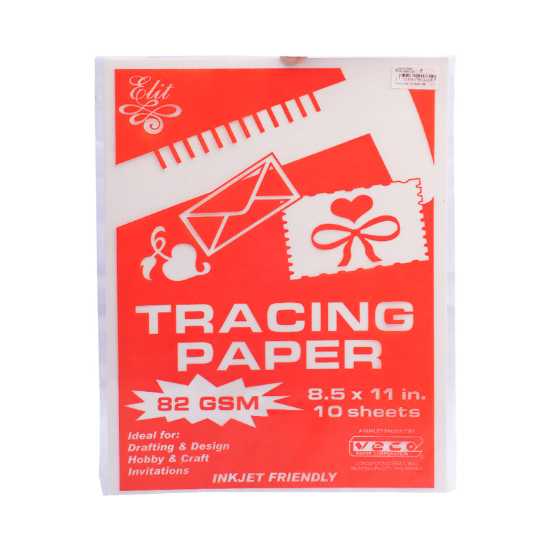 Tracing Paper 82 GSM Short 10's