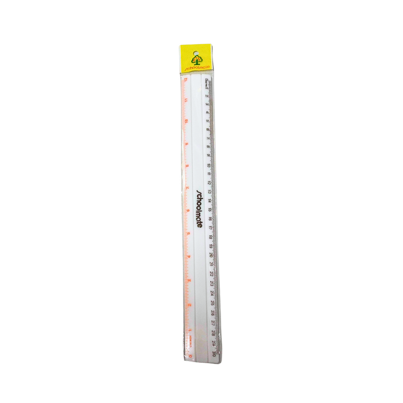 Red And Black Ruler 12in