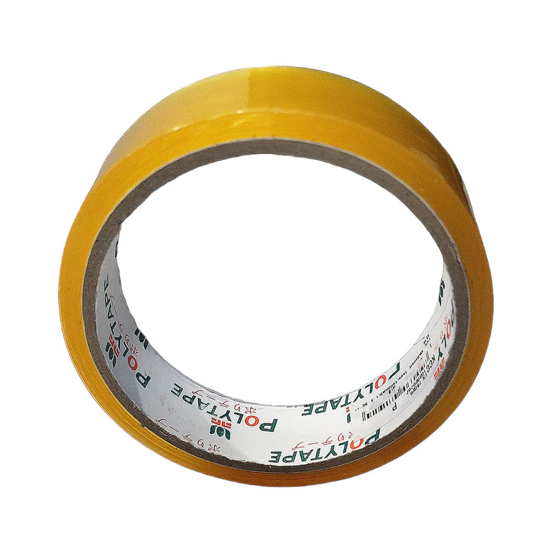 Poly Stationery Tape Yellowish 1in x 30m