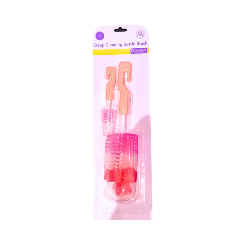 Kindercare BPA Free Sponge Head Bottle/Nipple Brush KC-005